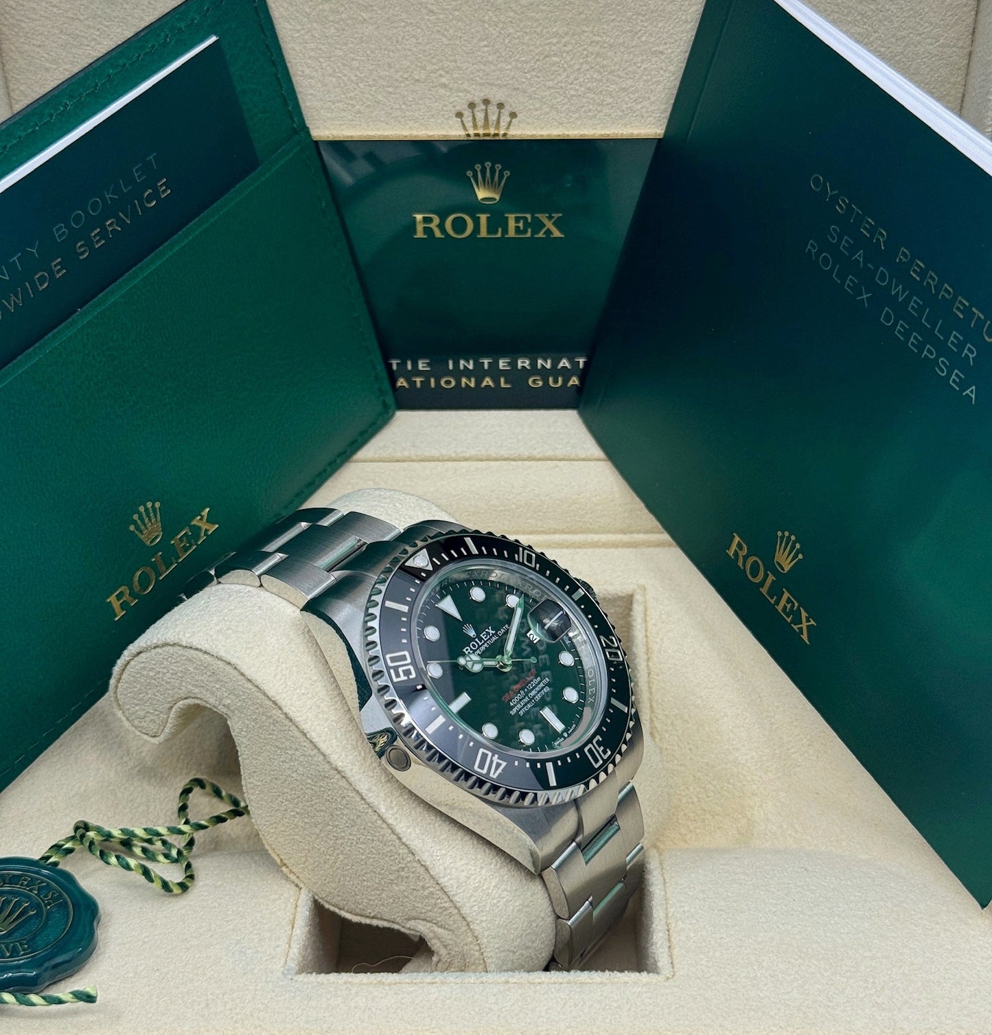 Rolex Sea-Dweller 43mm, Stainless Steel, Red Letters, Black, Ref# 126600, dated 2025