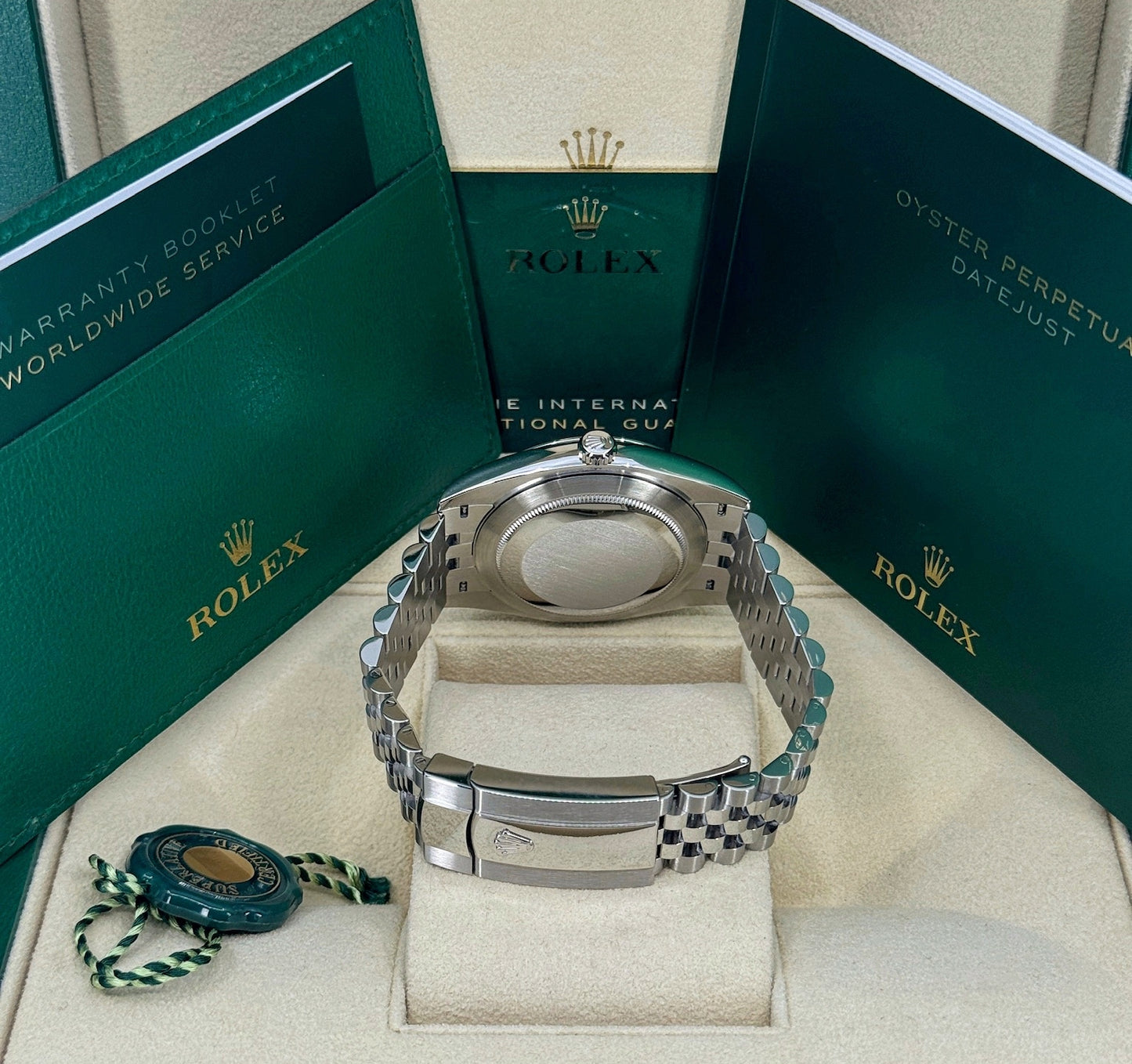 Rolex Datejust 41mm, Stainless Steel, Blue, Jubilee, Ref# 126300-0002, dated 2025