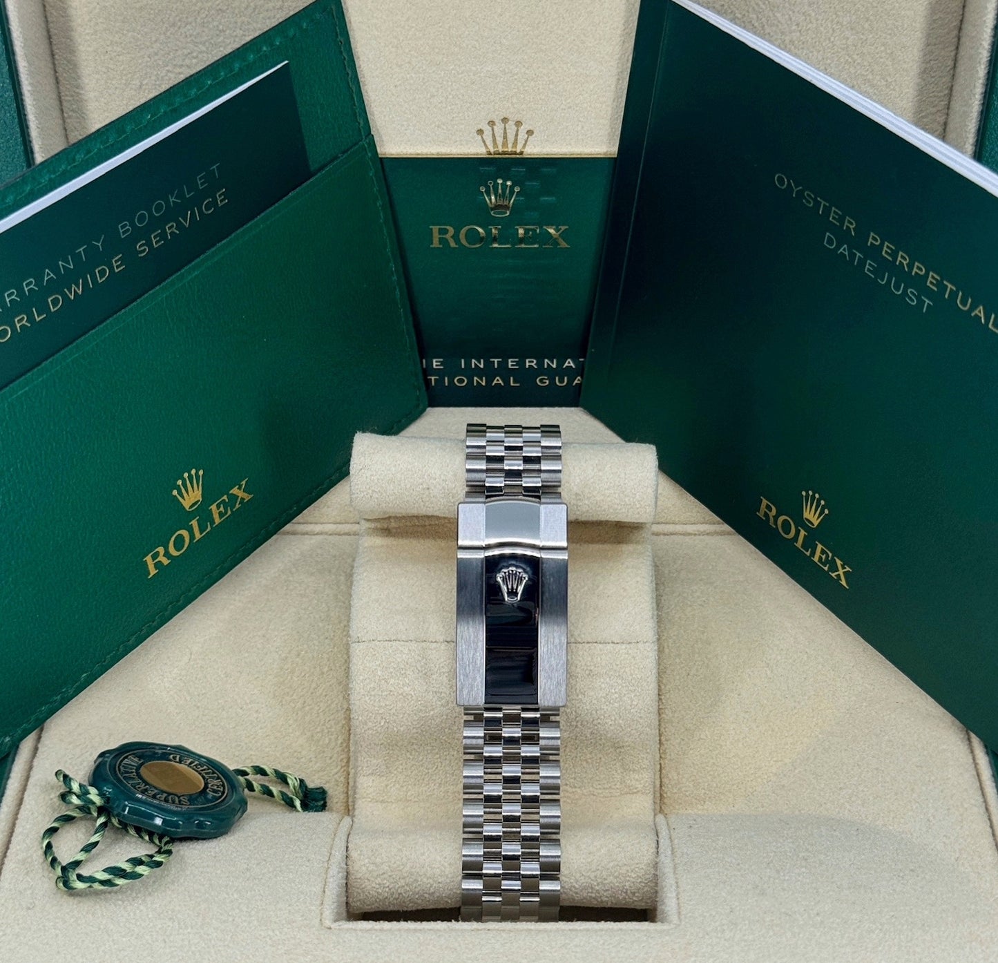 Rolex Datejust 41mm, Stainless Steel, Blue, Jubilee, Ref# 126300-0002, dated 2025