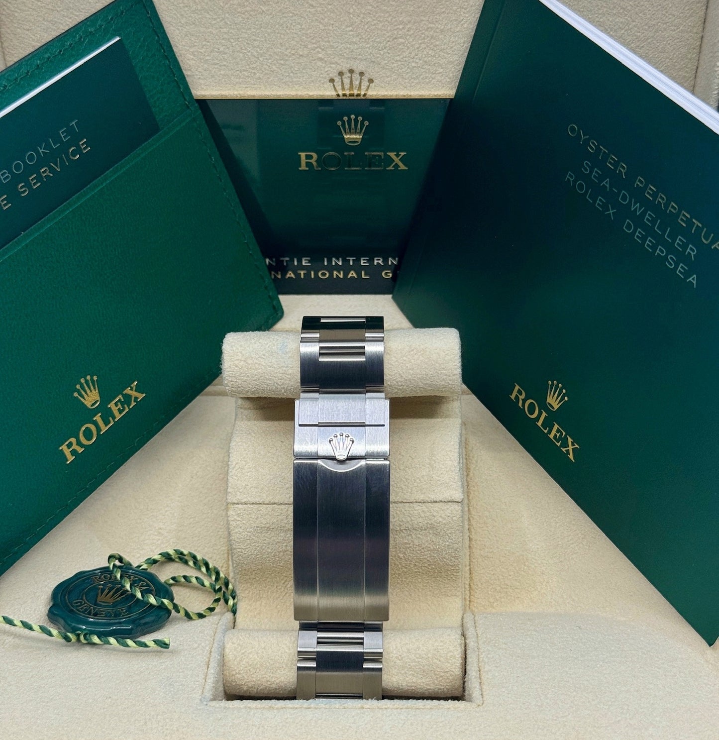 Rolex Sea-Dweller 43mm, Stainless Steel, Red Letters, Black, Ref# 126600, dated 2025