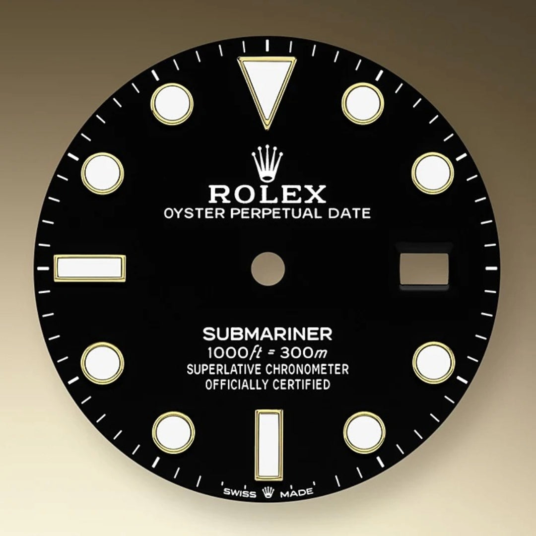 Rolex Submariner 41mm, Date, 18k YG & Stainless Steel, Black, Ref# 126613LN, dated 2025