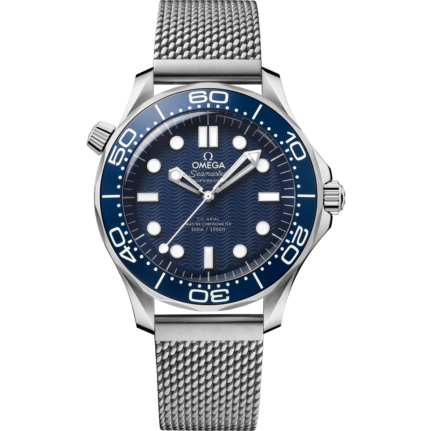 Omega Seamaster Diver 300M, James Bond 007 60th Anniversary Edition, 42mm, Stainless Steel, Blue, Ref# 210.30.42.20.03.002, dated 2025