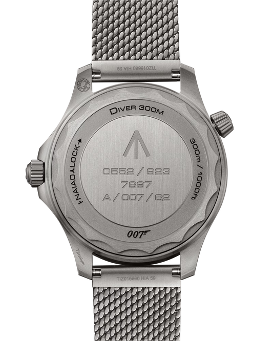 Omega Seamaster Diver 300M, James Bond 007 Edition, 42mm, Titanium, Brown, Ref# 210.90.42.20.01.001, dated 2025