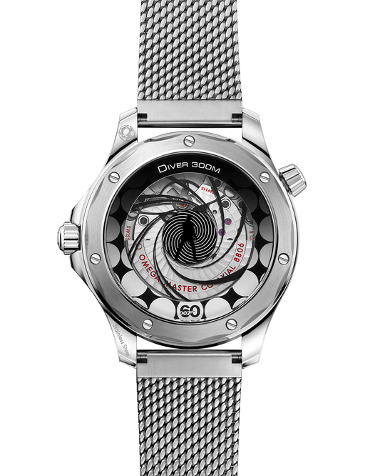 Omega Seamaster Diver 300M, James Bond 007 60th Anniversary Edition, 42mm, Stainless Steel, Blue, Ref# 210.30.42.20.03.002, dated 2025