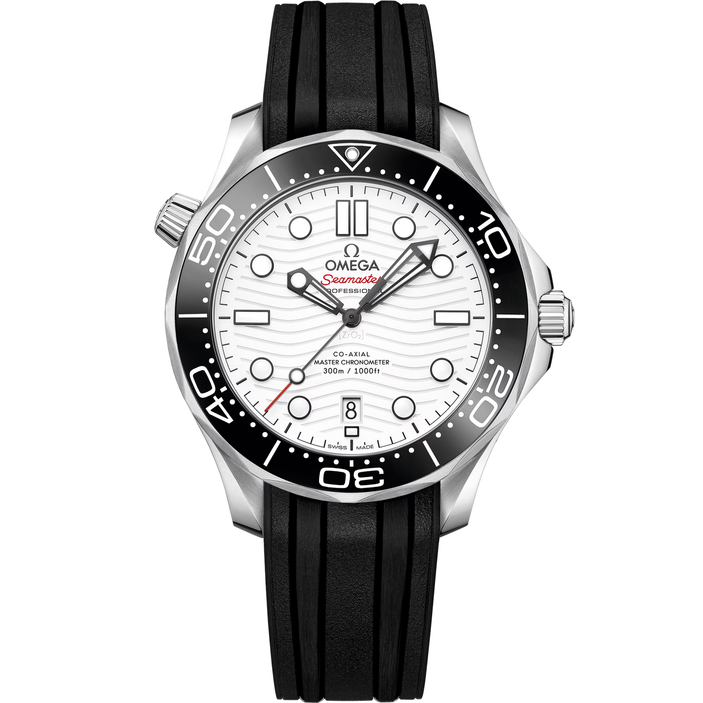 Omega Seamaster Professional Diver 300M, 42mm, Stainless Steel, White, Ref# 210.32.42.20.04.001, dated 2025