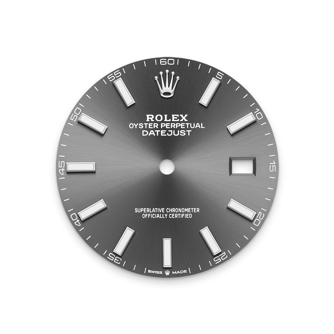 Rolex Datejust 41mm, Stainless Steel, Rhodium, Oyster, Ref# 126300-0007, dated 2025