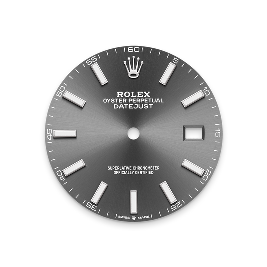 Rolex Datejust 41mm, Stainless Steel, Rhodium, Oyster, Ref# 126300-0007, dated 2025