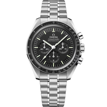 Omega Speedmaster Professional Moonwatch 42mm, Hesalite, Stainless Steel, Black, Ref# 310.30.42.50.01.001, dated 2025