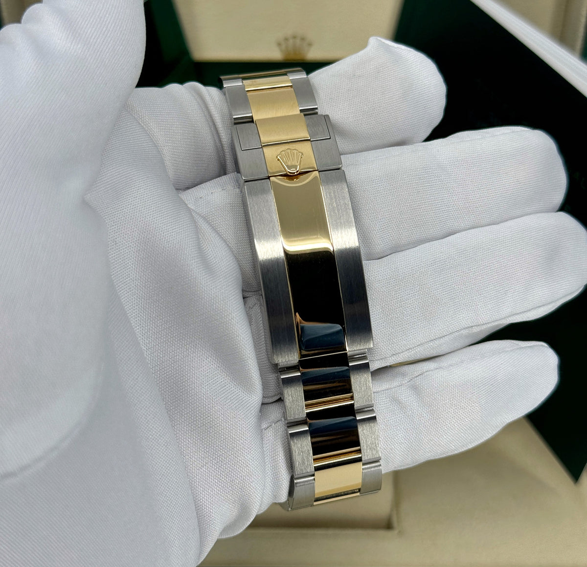 Rolex Submariner 41mm, Date, 18k YG & Stainless Steel, Blue, Ref# 126613LB, dated 2026