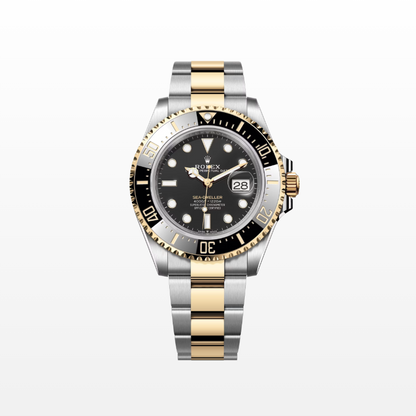 Rolex Sea-Dweller 43mm, 18k YG & Stainless Steel, Black, Ref# 126603-0001, dated 2026