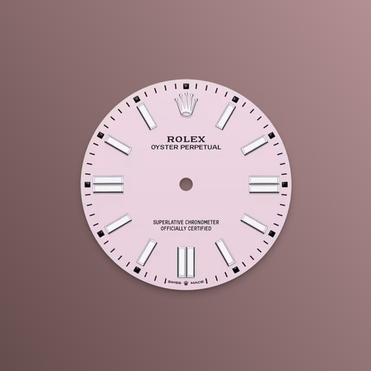 Rolex Oyster Perpetual 41mm, Stainless Steel, Candy Pink, Ref# 134300-0013, dated 2026