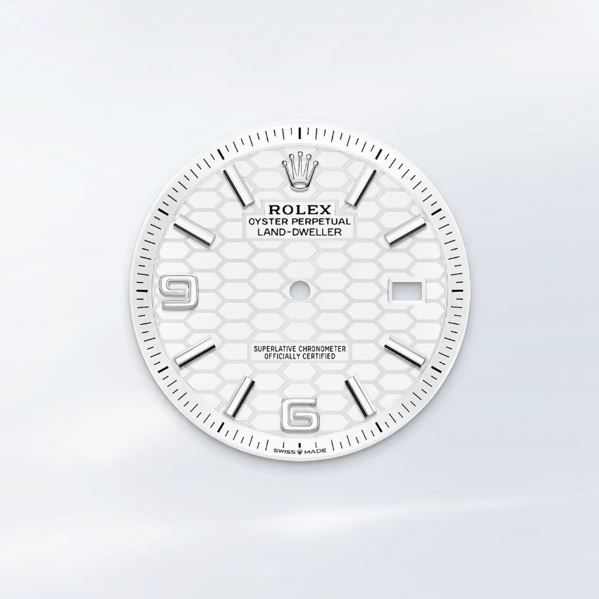 Rolex Land-Dweller 40mm, Stainless Steel, White, Ref# 127334-0001, dated 2026