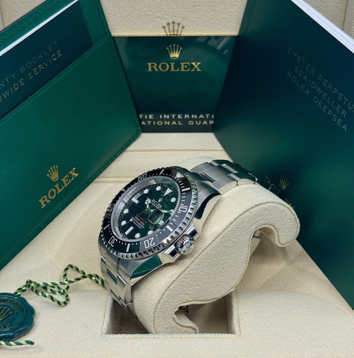 Rolex Sea-Dweller 43mm, Stainless Steel, Red Letters, Black, Ref# 126600, dated 2026