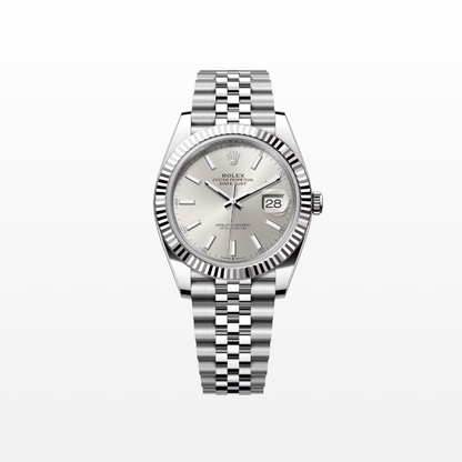 Rolex Datejust 41mm, Stainless Steel, Silver, Jubilee, Ref# 126334-0004, dated 2025