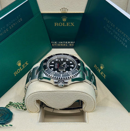 Rolex Sea-Dweller 43mm, Stainless Steel, Red Letters, Black, Ref# 126600, dated 2026
