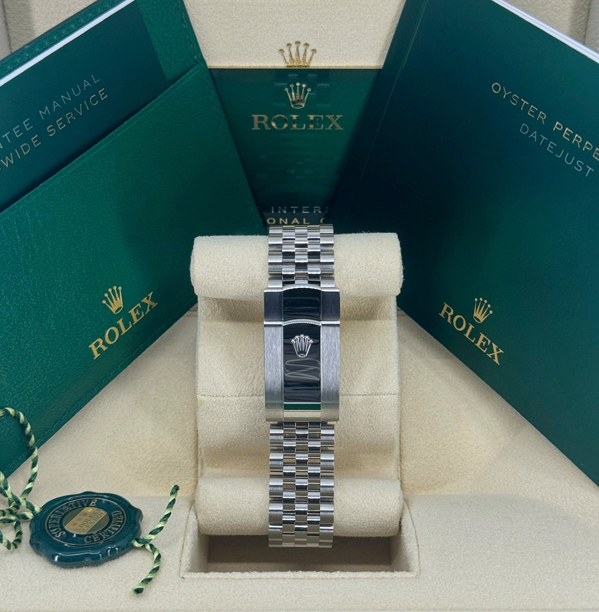 Rolex Datejust 41mm, Stainless Steel, Rhodium, Jubilee, Ref# 126334-0014, dated 2026