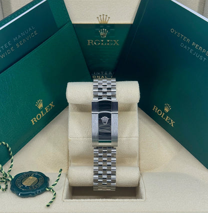 Rolex Datejust 41mm, Stainless Steel, Rhodium, Jubilee, Ref# 126334-0014, dated 2026