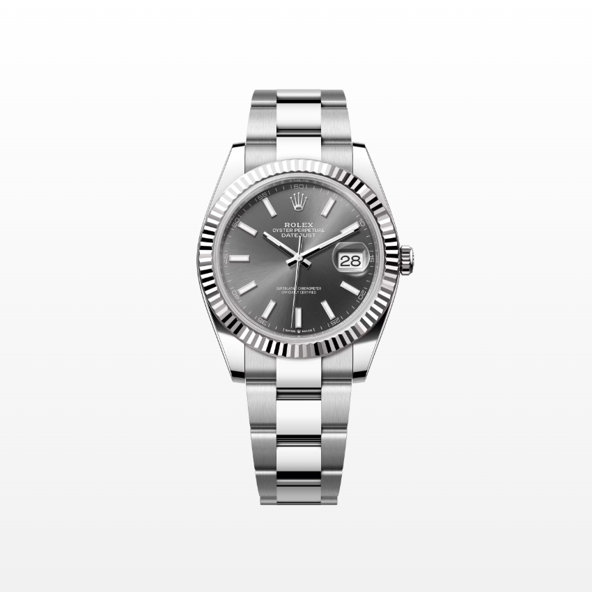 Rolex Datejust 41mm, Stainless Steel, Rhodium, Oyster, Ref# 126334-0013, dated 2025