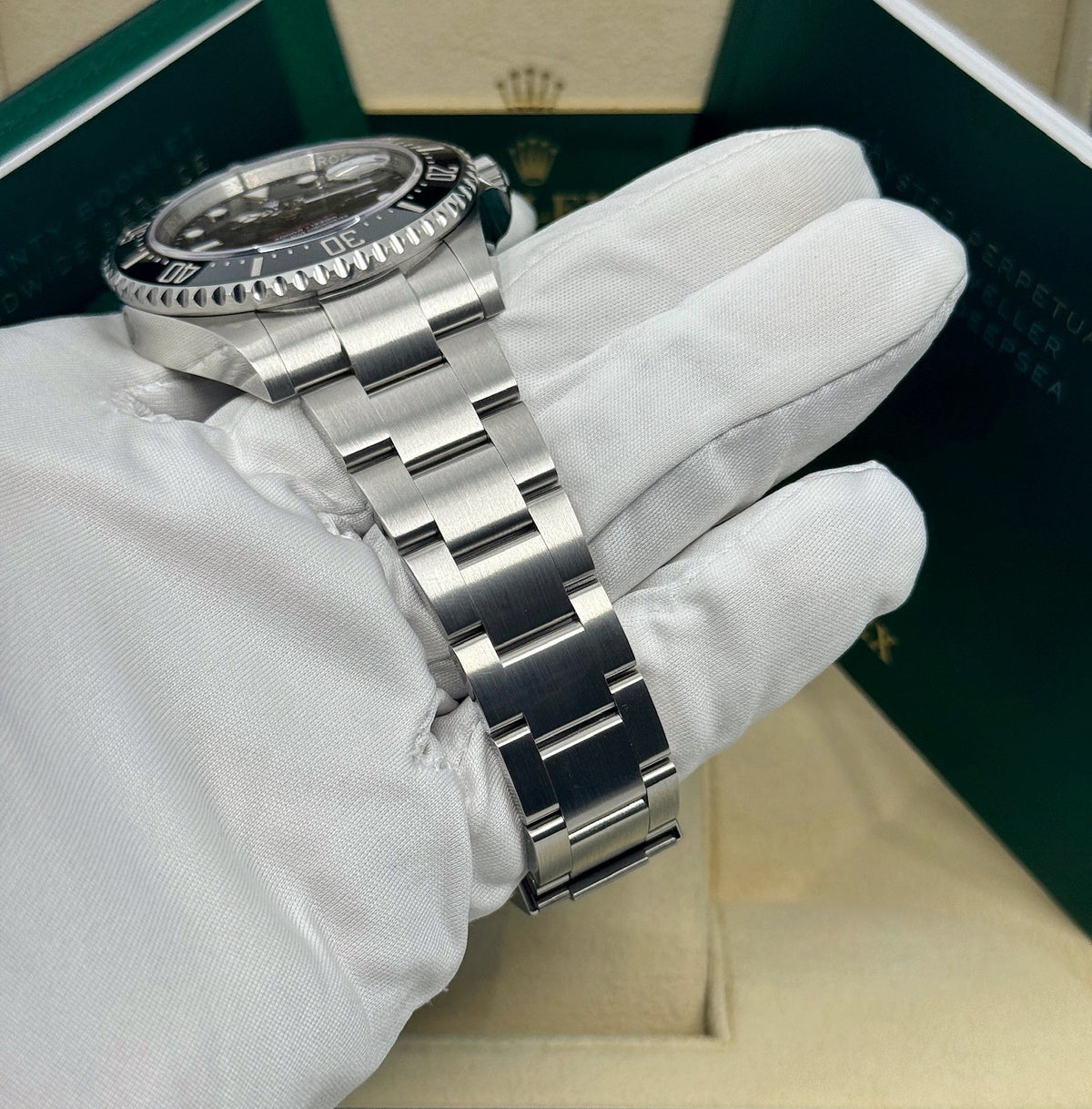 Rolex Sea-Dweller 43mm, Stainless Steel, Red Letters, Black, Ref# 126600, dated 2026