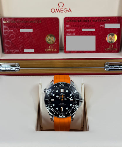 Omega Seamaster Professional Diver 300M, 42mm, Stainless Steel, Black, Ref# 210.32.42.20.01.006, dated 2026