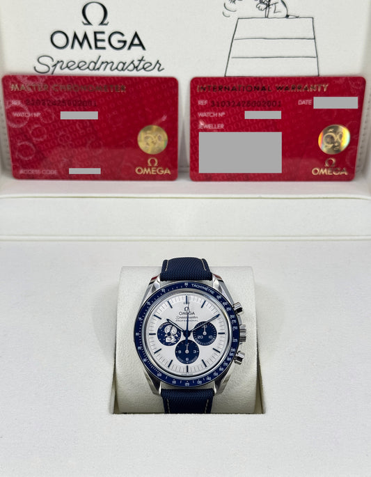 Omega Speedmaster Anniversary Series “Silver Snoopy Award” 42mm, Stainless Steel, Silver, Ref# 310.32.42.50.02.001, dated 2026