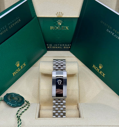 Rolex Datejust 41mm, Stainless Steel, White, Jubilee, Ref# 126334-0010, dated 2026