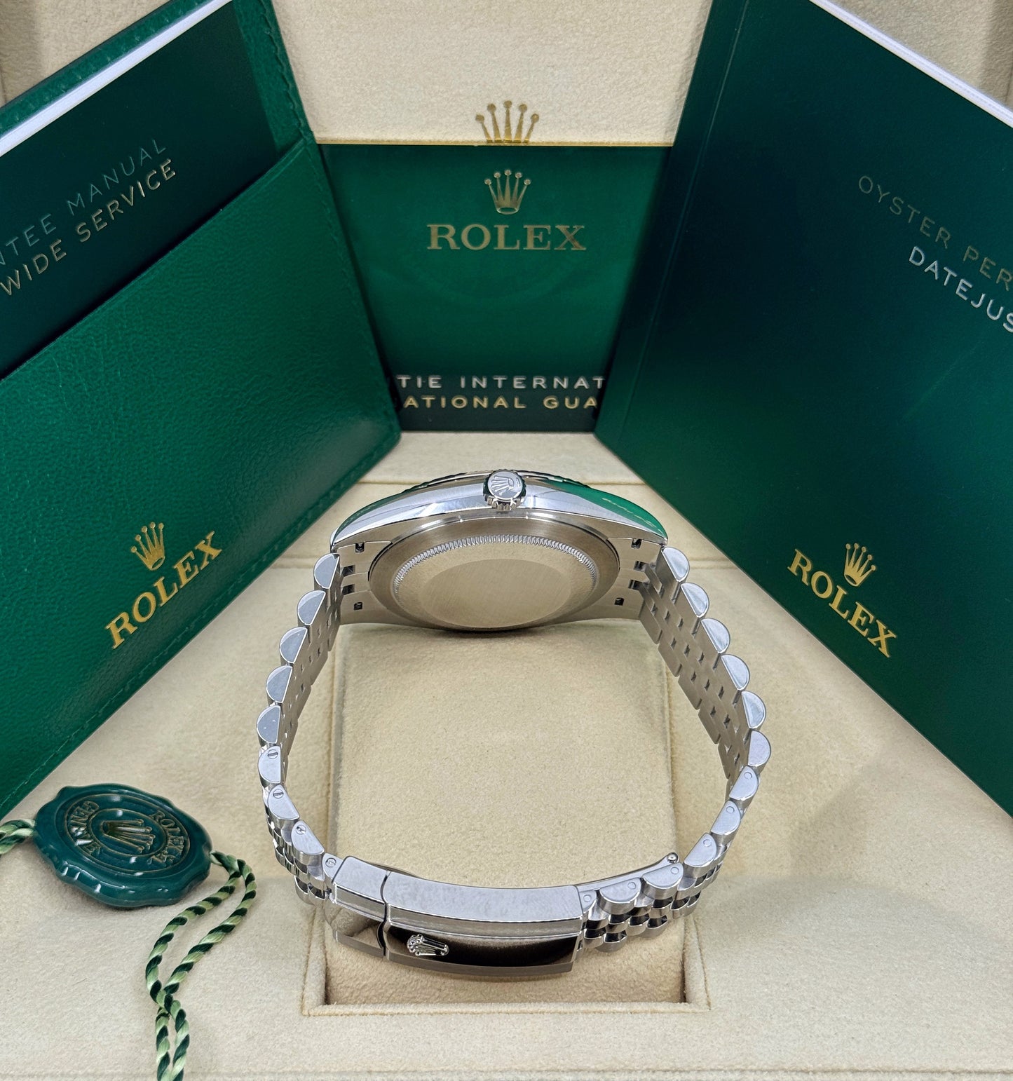 Rolex Datejust 41mm, Stainless Steel, White, Jubilee, Ref# 126334-0010, dated 2026