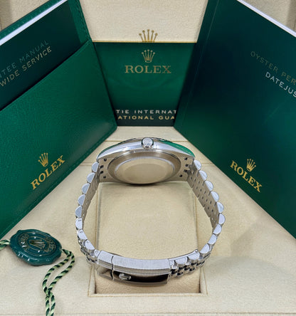 Rolex Datejust 41mm, Stainless Steel, White, Jubilee, Ref# 126334-0010, dated 2026
