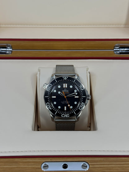 Omega Seamaster Diver 300M, 42mm, Stainless Steel, Black, Ref# 210.30.42.20.01.018, dated 2026