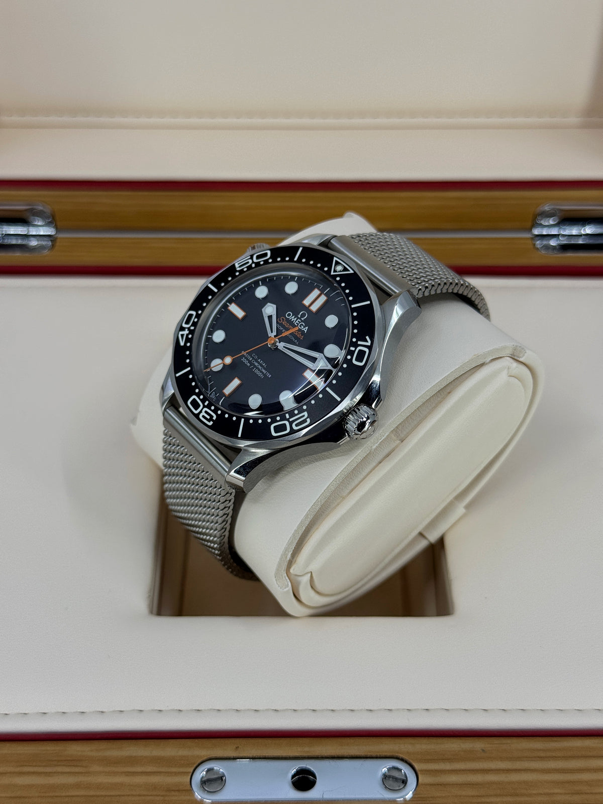 Omega Seamaster Diver 300M, 42mm, Stainless Steel, Black, Ref# 210.30.42.20.01.018, dated 2026