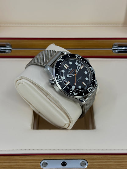 Omega Seamaster Diver 300M, 42mm, Stainless Steel, Black, Ref# 210.30.42.20.01.018, dated 2026