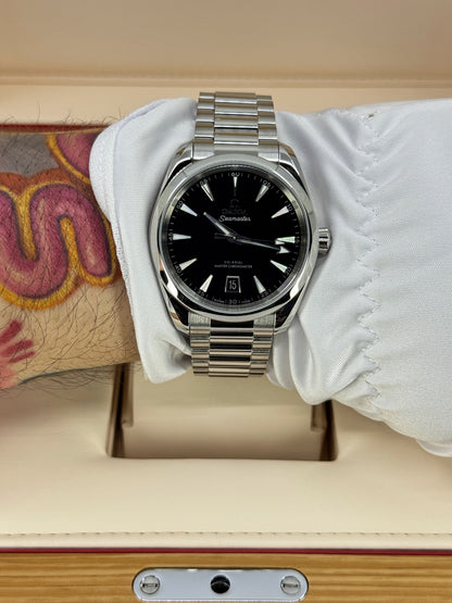 Omega Seamaster Aqua Terra 150M 38mm, Steel, Black, Ref# 220.10.38.20.01.004, dated 2026