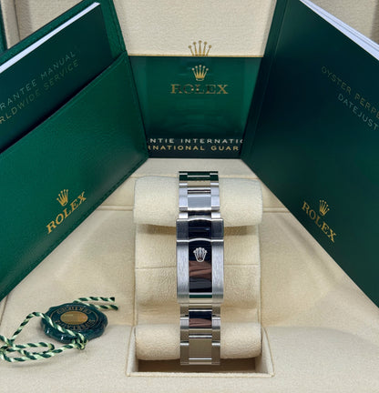 Rolex Datejust 41mm, Stainless Steel, Wimbledon, Slate, Oyster, Ref# 126300-0013, dated 2025