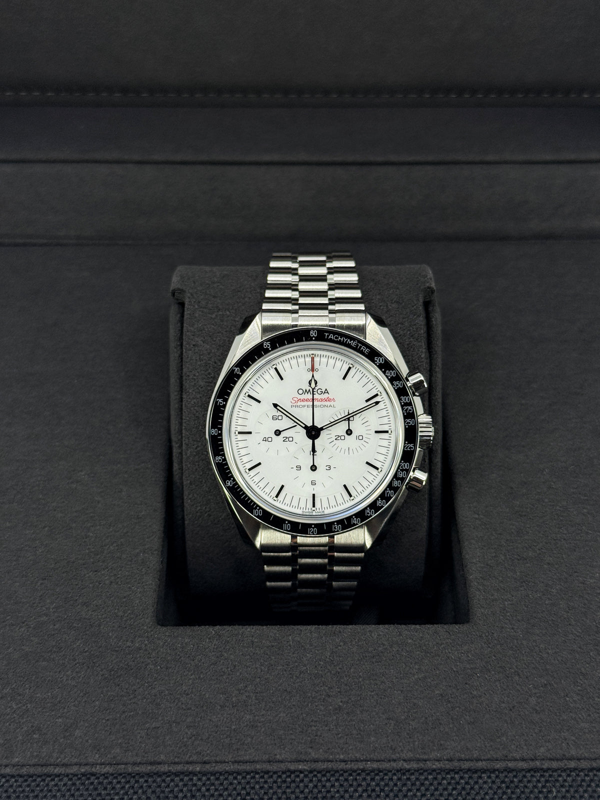 Omega Speedmaster Professional Moonwatch 42mm, Stainless Steel, White, Ref# 310.30.42.50.04.001, dated 2026
