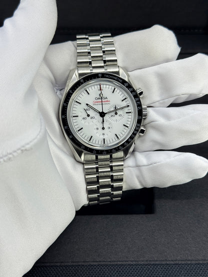 Omega Speedmaster Professional Moonwatch 42mm, Stainless Steel, White, Ref# 310.30.42.50.04.001, dated 2026
