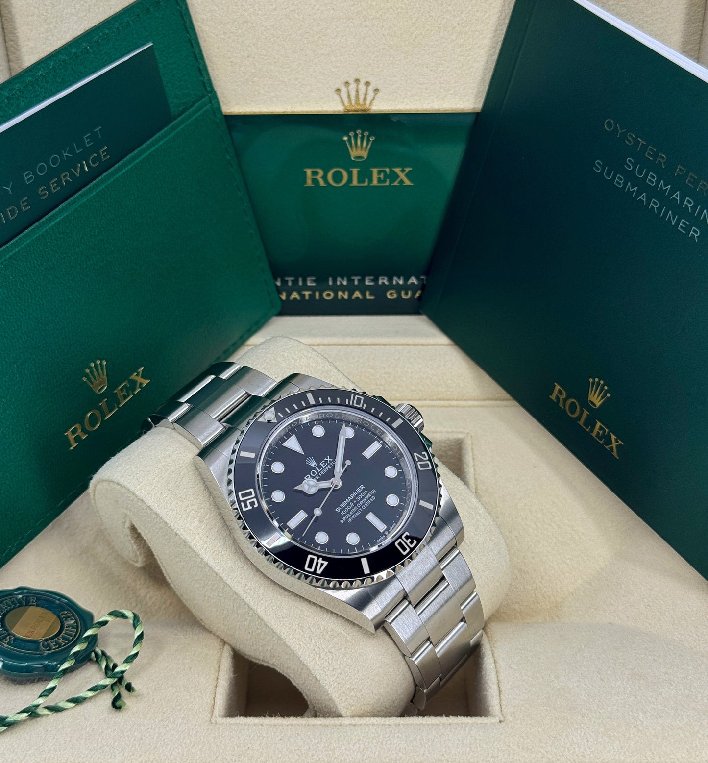 Rolex Submariner 41mm, No Date, Stainless Steel, Black, Ref# 124060, dated 2025