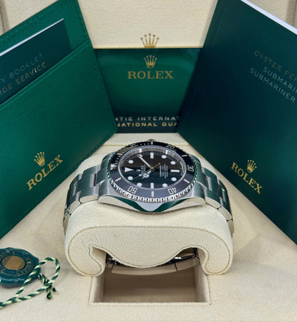 Rolex Submariner 41mm, No Date, Stainless Steel, Black, Ref# 124060, dated 2025