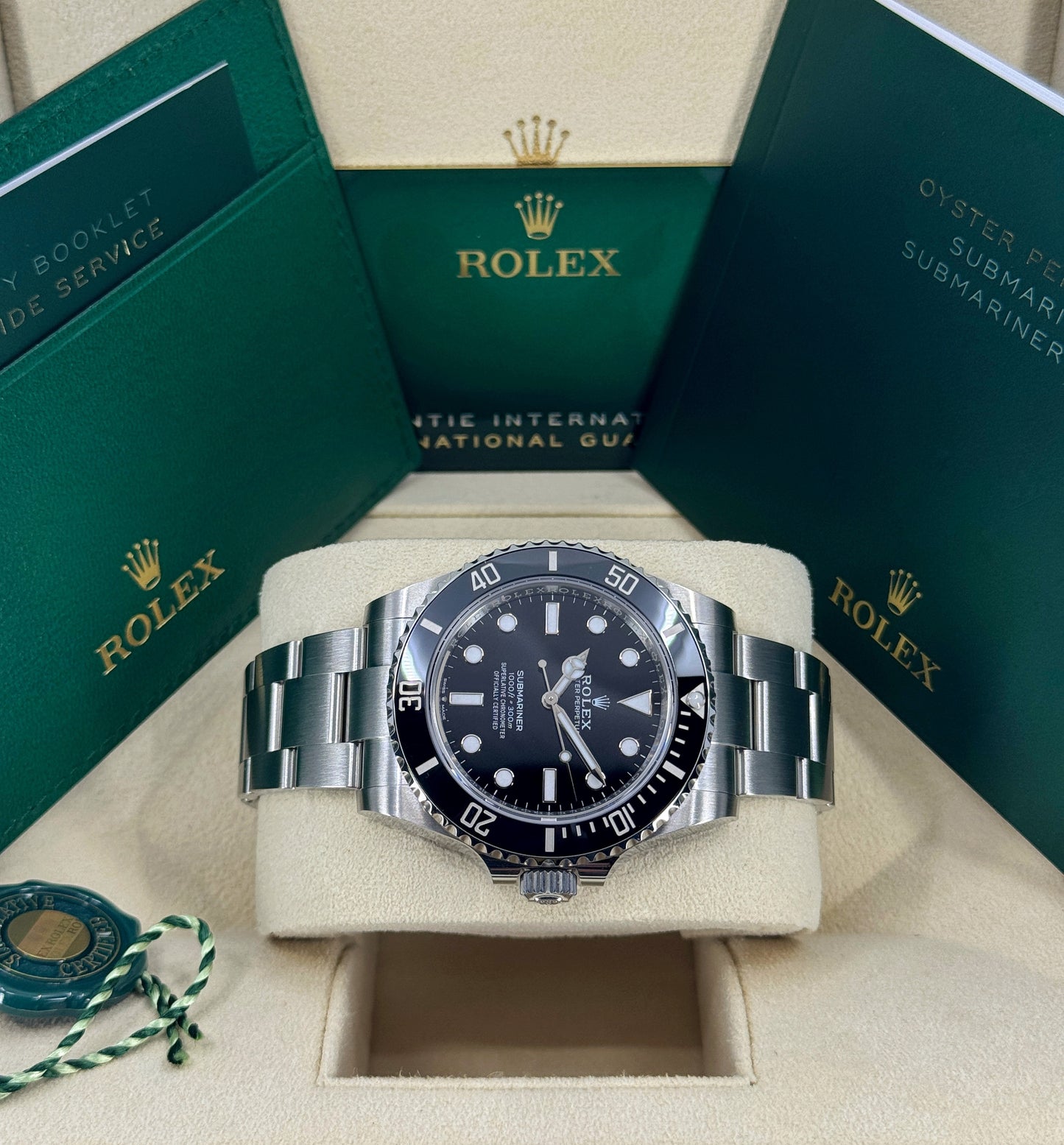 Rolex Submariner 41mm, No Date, Stainless Steel, Black, Ref# 124060, dated 2025