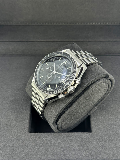 Omega Speedmaster Professional Moonwatch, 42mm, Stainless Steel, Hesalite, Black, Ref# 310.30.42.50.01.001, dated 2026