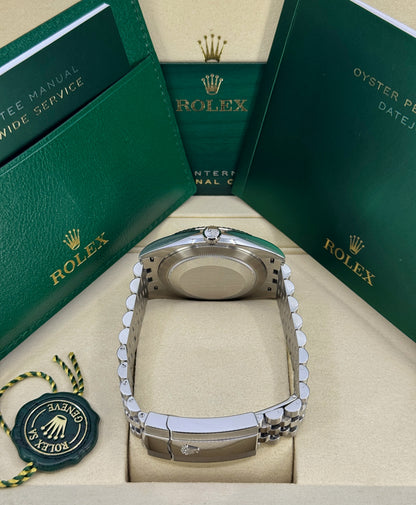 Rolex Datejust 41mm, Stainless Steel, Green Ombré, Jubilee, Ref# 126334-0034, dated 2026