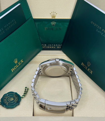 Rolex Datejust 41mm, Stainless Steel, Blue Roman, Jubilee, Ref# 126334-0026, dated 2025