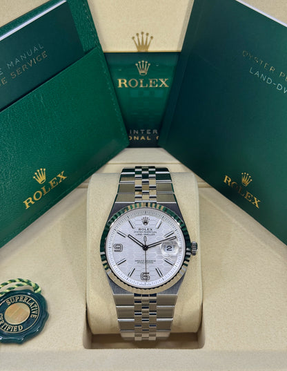 Rolex Land-Dweller 40mm, Stainless Steel, White, Ref# 127334-0001, dated 2026