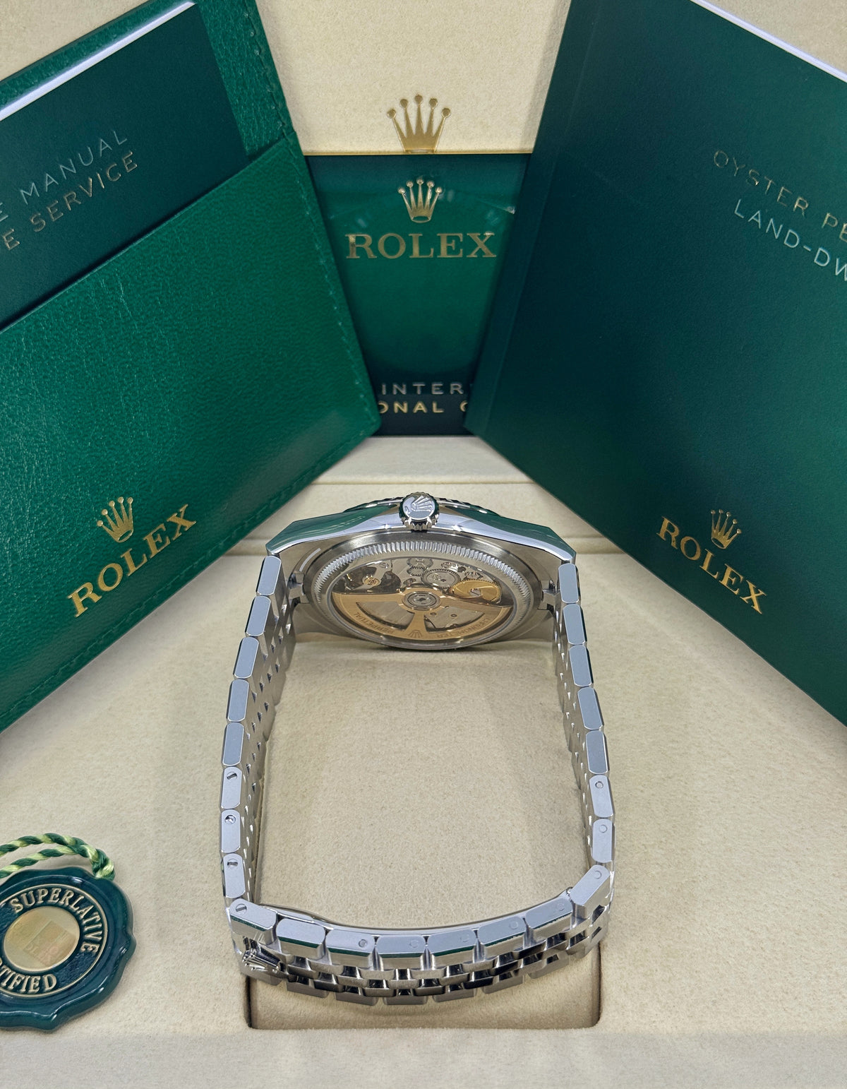 Rolex Land-Dweller 40mm, Stainless Steel, White, Ref# 127334-0001, dated 2026