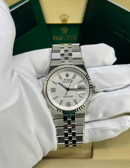 Rolex Land-Dweller 40mm, Stainless Steel, White, Ref# 127334-0001, dated 2026