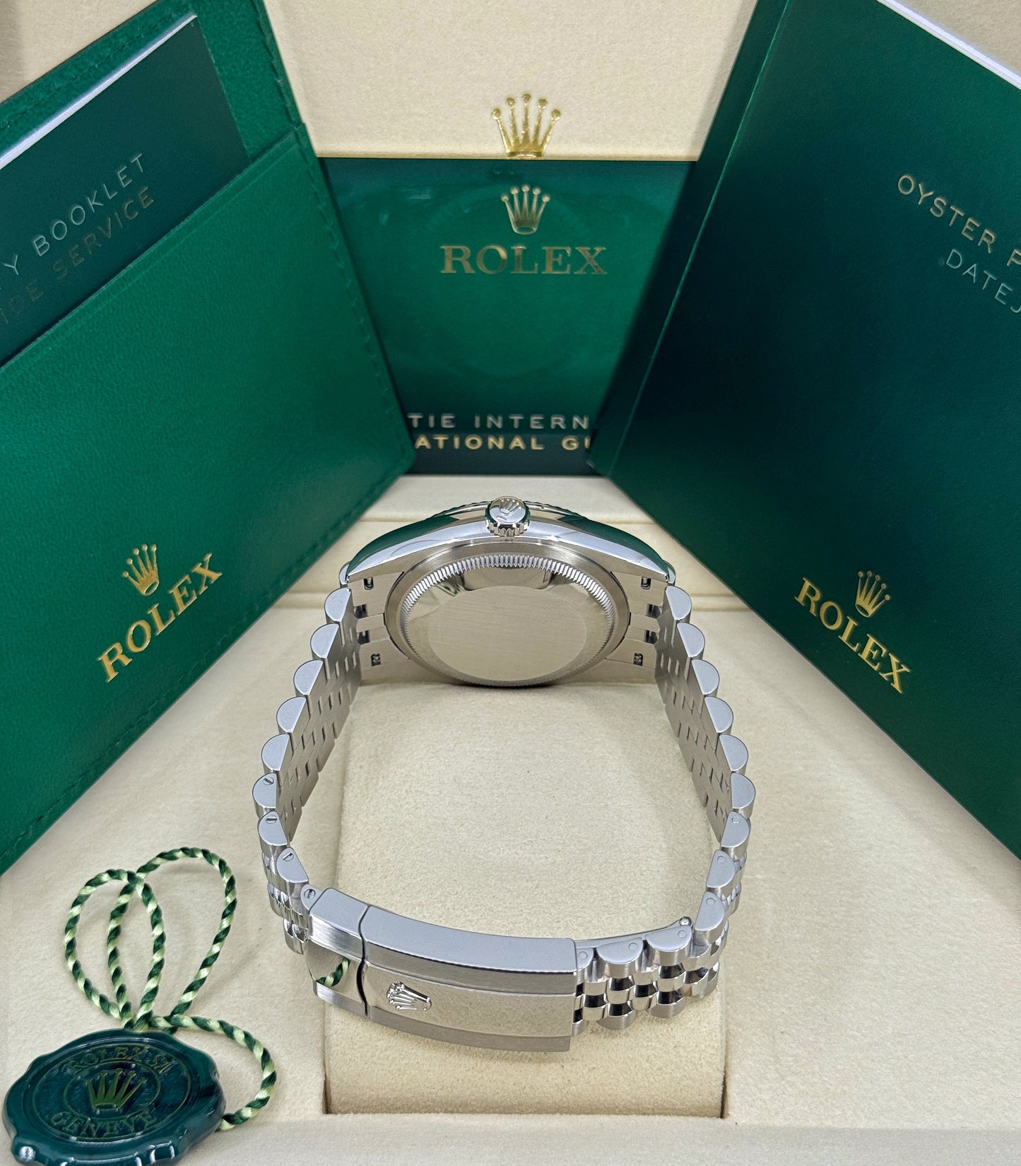 Rolex Datejust 36mm, Stainless Steel, Silver, Jubilee, Ref# 126234-0013, dated 2025
