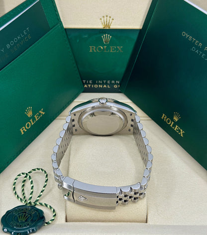 Rolex Datejust 36mm, Stainless Steel, Silver, Jubilee, Ref# 126234-0013, dated 2025