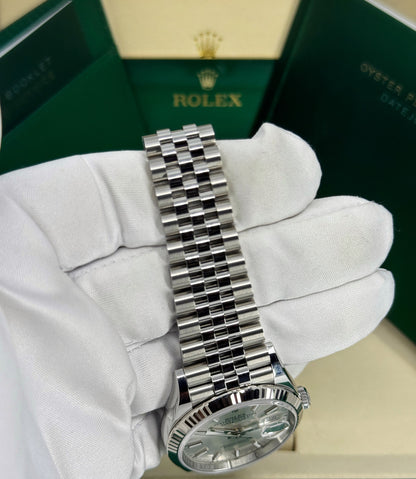 Rolex Datejust 36mm, Stainless Steel, Silver, Jubilee, Ref# 126234-0013, dated 2025