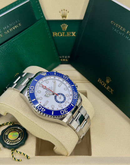 Rolex Yacht-Master II 44mm, Stainless Steel, White, Ref# 126680-0001, dated 2026