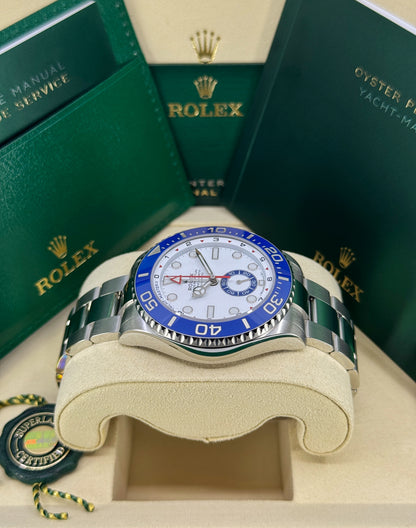 Rolex Yacht-Master II 44mm, Stainless Steel, White, Ref# 126680-0001, dated 2026