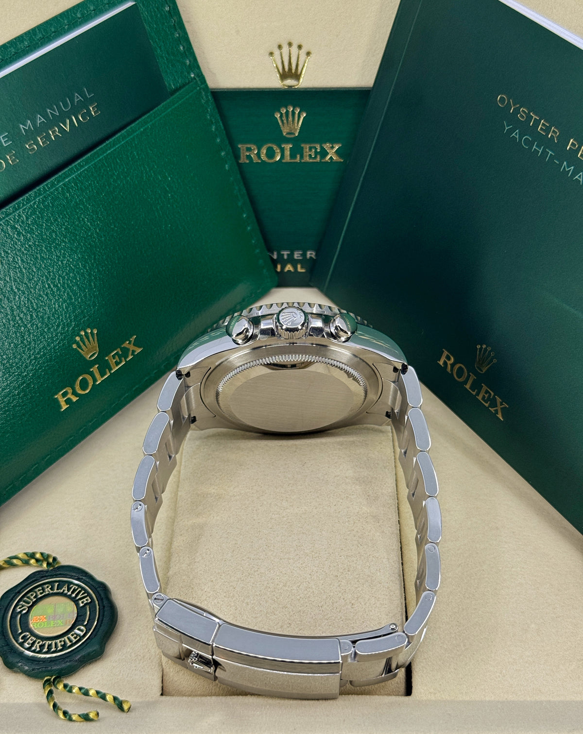Rolex Yacht-Master II 44mm, Stainless Steel, White, Ref# 126680-0001, dated 2026